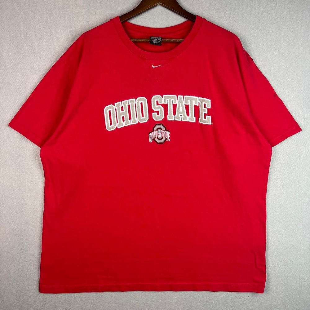 Vintage Ohio State University Red Nike Tee Shirt XXL